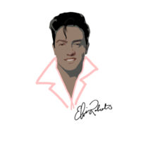 Signature Curl Premium Tee Design